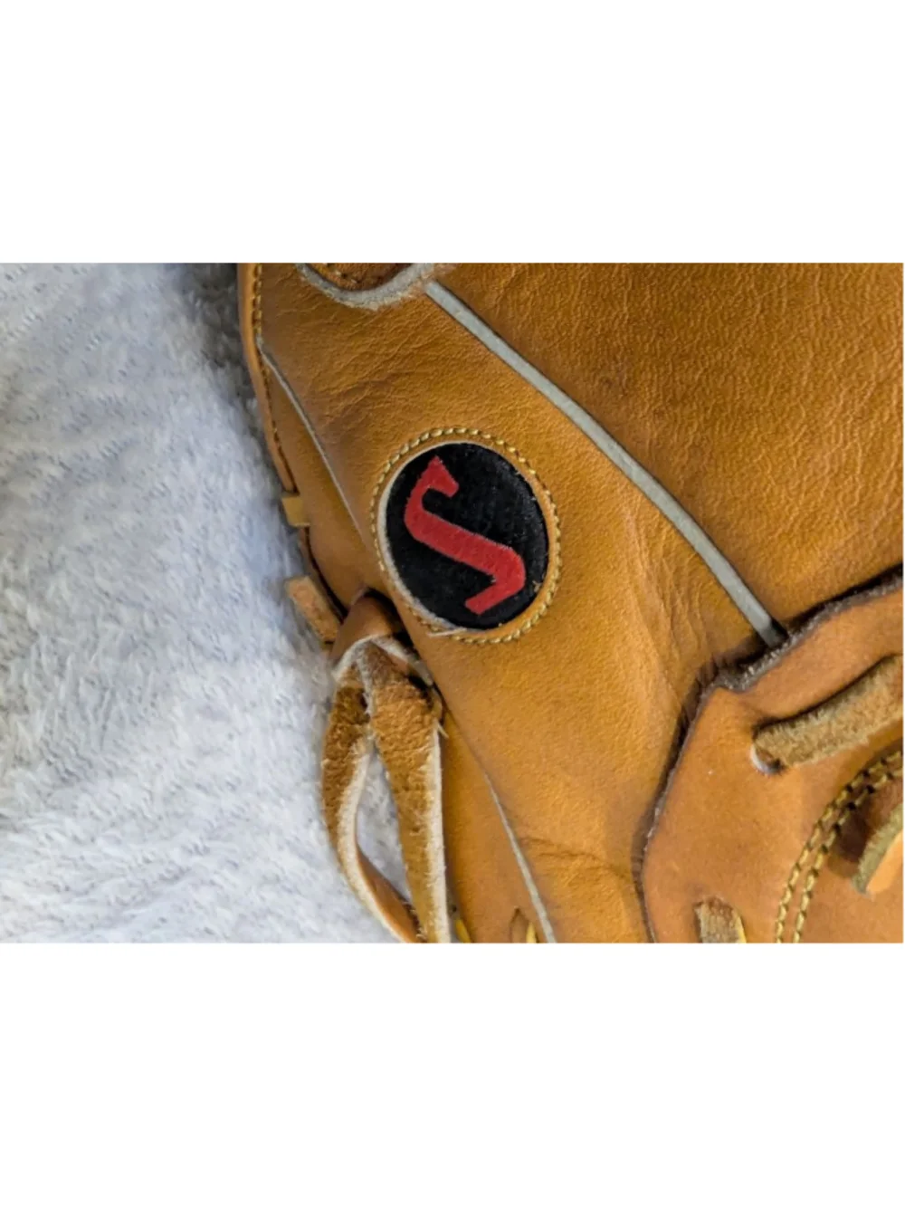 Men's Spalding Baseball Glove Brown Top Grain Leather Competition Series